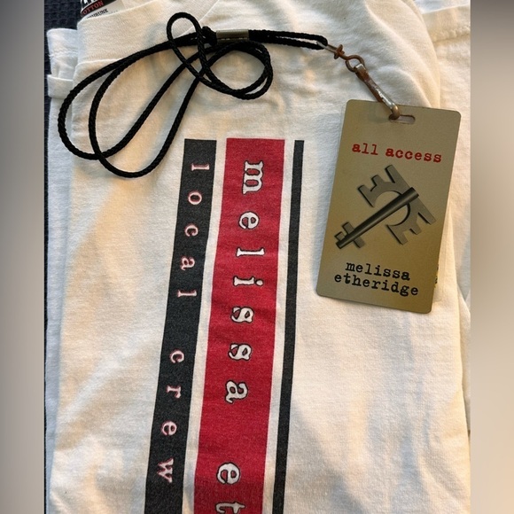**RARE** Melissa Etheridge Concert Crew/Stagehand Tee from 1996 Men’s XL - Picture 16 of 16